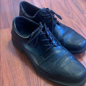 Black nunn bush work dress shoe